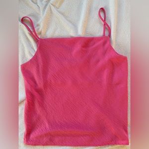 Altar’d Estate Pink Cowl Neck Tank Top